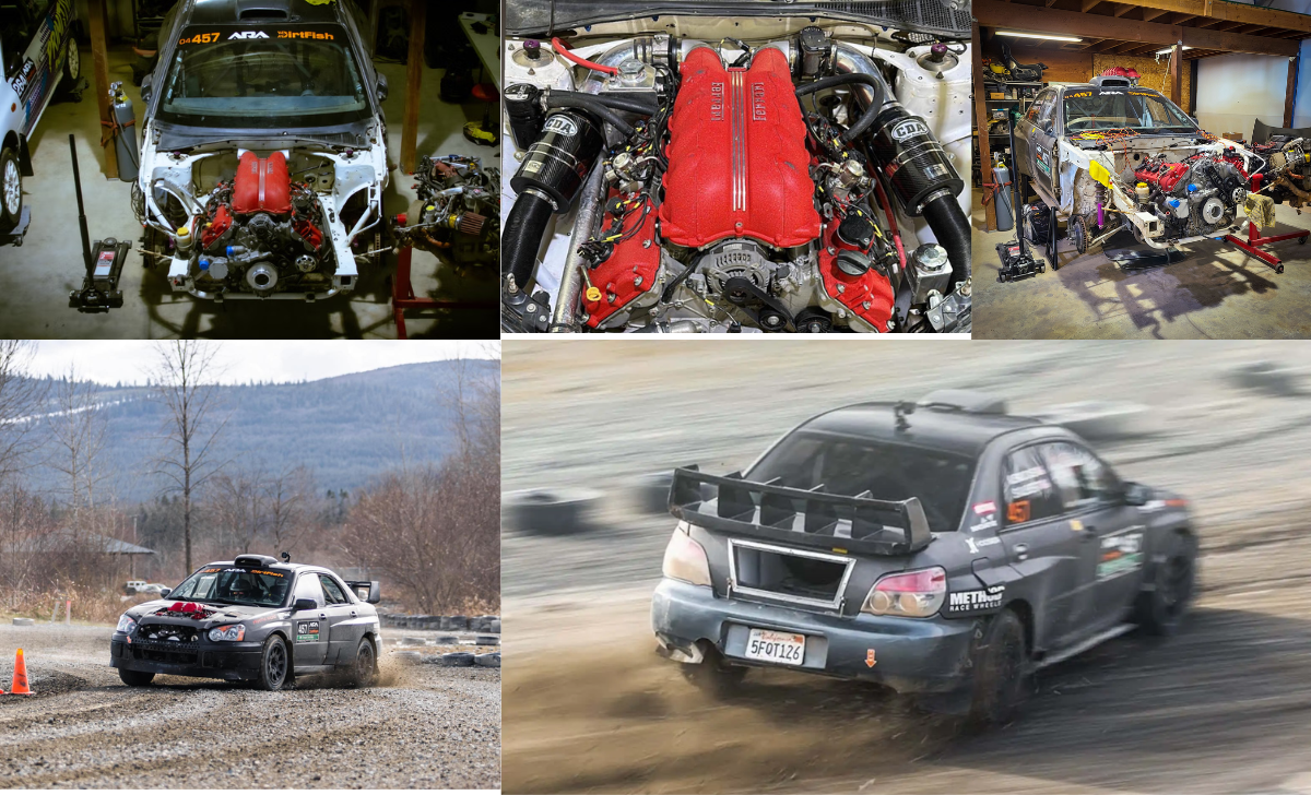 The Loophole That Sparked ‘Mechanical Chaos’ Behind the Ferrari V8 Swap of the Subaru STI Rally Car.